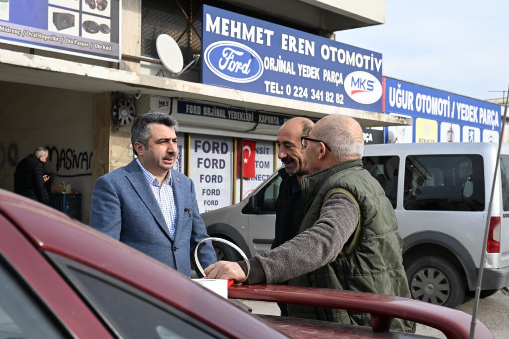 Başkan Yılmaz Otosansit Esnafıyla Buluştu