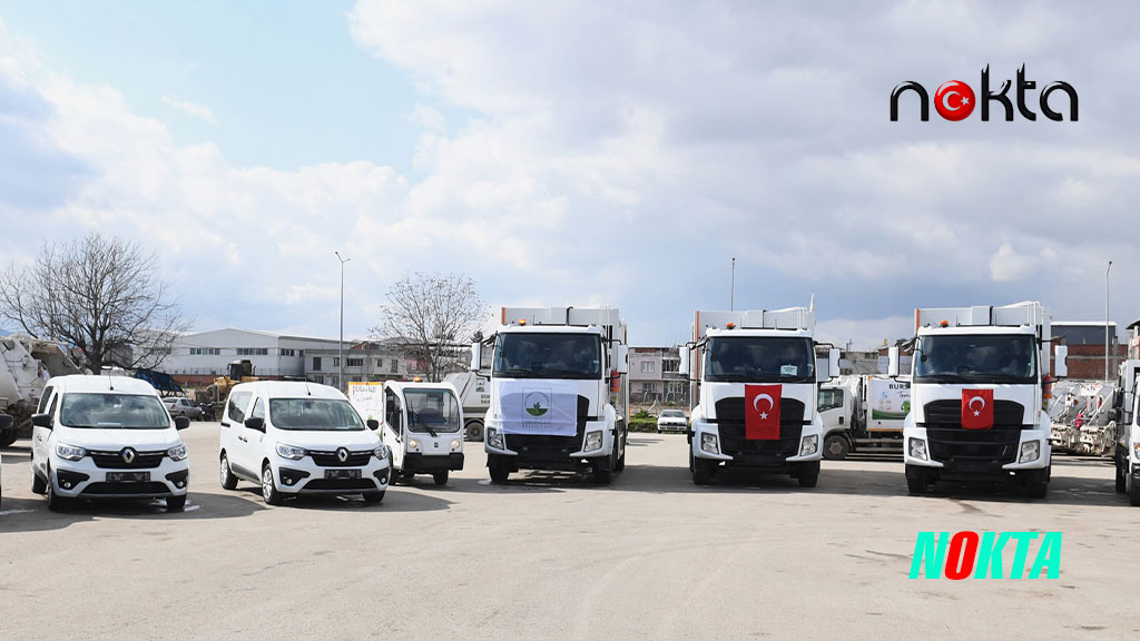 Bursa Osmangazi’nin temizlik filosuna 17 araç eklendi