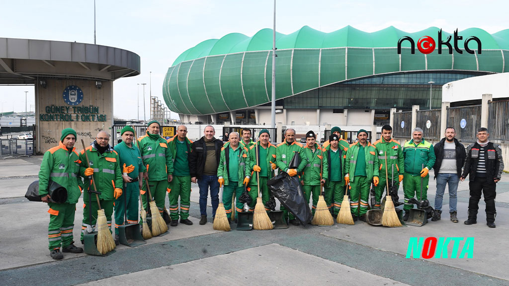 Bursa’da Maç biter temizlik başlar