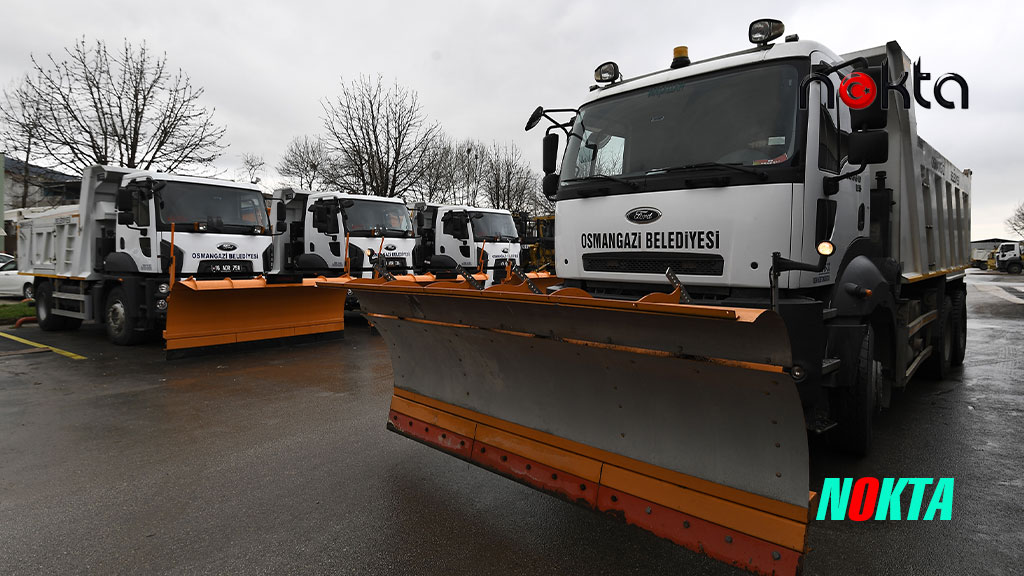 Osmangazi ekipleri kar yağışına karşı teyakkuzda