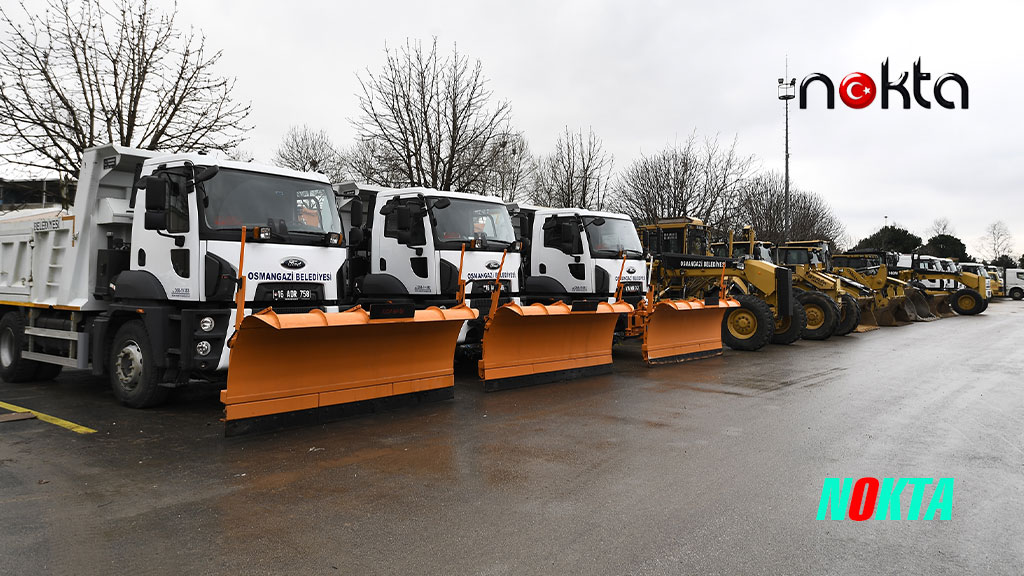 Osmangazi ekipleri kar yağışına karşı teyakkuzda