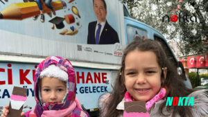 Osmangazi Gezici Kütüphane’de çocuklar için kitap ayracı atölyesi