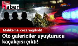 Oto galericiler uyuşturucu kaçakçısı çıktı!