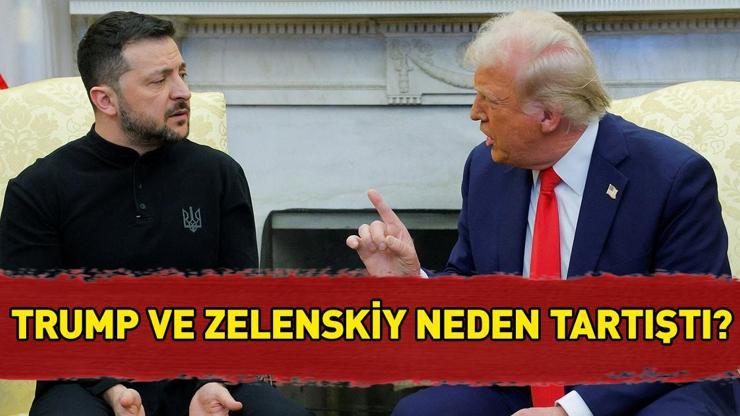 Trump, Zelenskiy’i neden kovdu? Trump Zelenskiy’e ne dedi, neden tartıştılar? Beyaz Saray’da gergin görüşme!