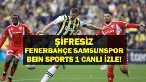 FENERBAHÇE SAMSUNSPOR BEIN SPORTS 1 CANLI: Fenerbahçe Samsunspor beIN Sports 1 Canlı İzle! Fenerbahçe Samsunspor İlk 11