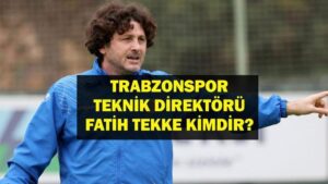 Fatih Tekke Kimdir? Trabzonspor Yeni Teknik Direktörü Fatih Tekke Kaç Yaşında, Nereli? Şenol Güneş’in Yerine Geldi!
