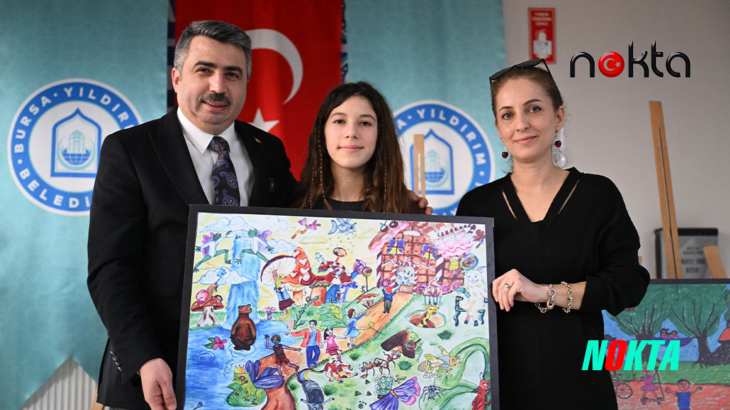 Bursa’da Çocuklar hayalindeki parkı resmetti