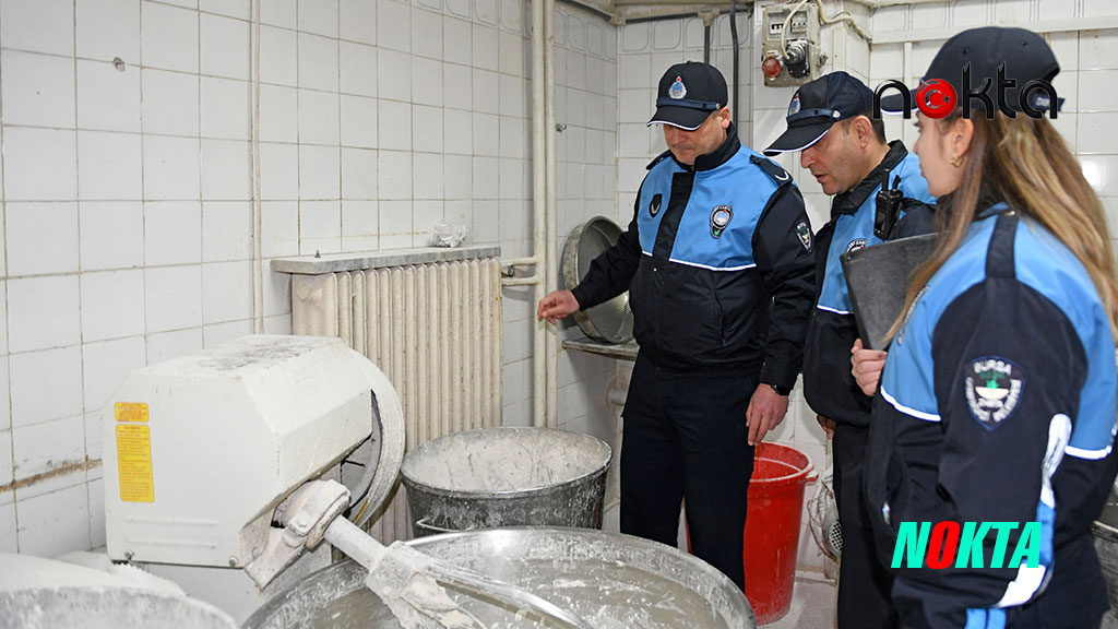 Bursa’da Fırınlara ve tatlıcılara Ramazan denetimi