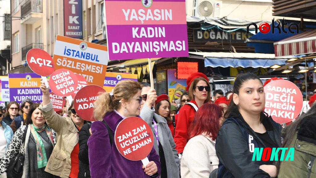 Bursalı kadınlardan 8 Mart yürüyüşü