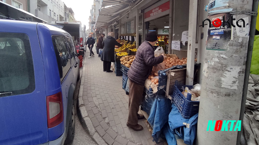 Kaldırım işgaline zabıta denetimi