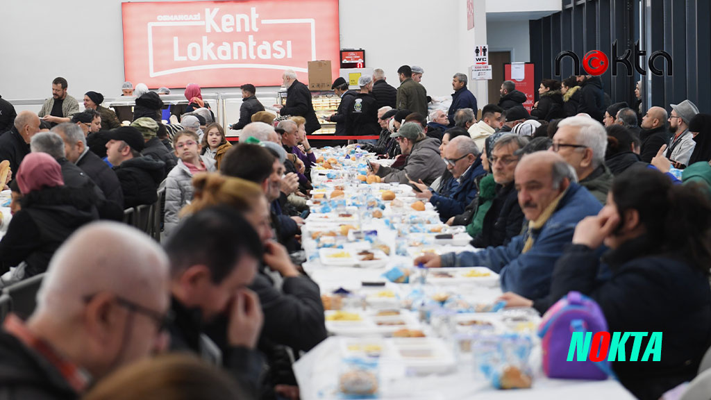 Osmangazi’nin iftar sofraları dolup taşıyor