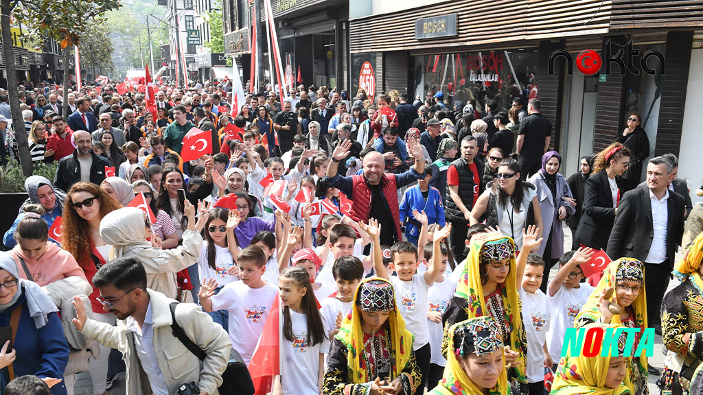 23 Nisan korteji Bursa Osmangazi’de büyük bir coşkuyla gerçekleşti