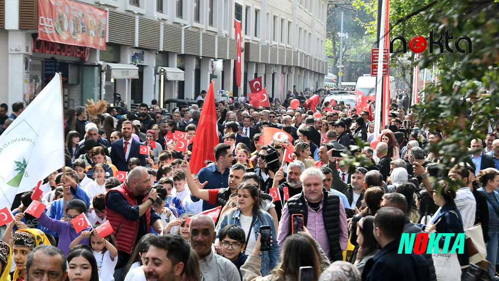 23 Nisan korteji Bursa Osmangazi’de büyük bir coşkuyla gerçekleşti