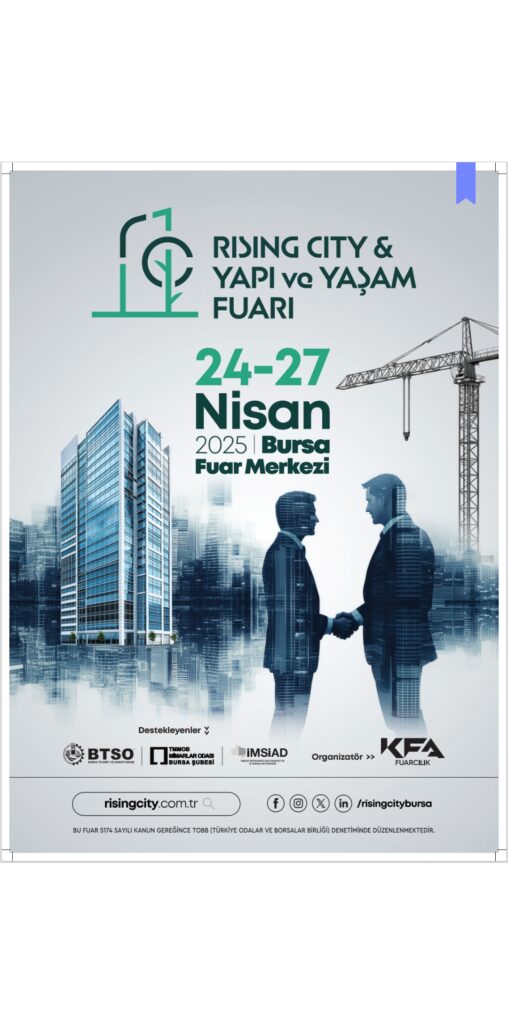 Rising City & Yapı ve Yaşam Fuarı 24 Nisan’da Kapılarını Açıyor