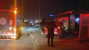 Çorlu’da 2 otomobil çapıştı, sürücüler hafif yaralandı