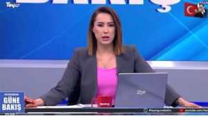 TAY TV canlı yayında depreme yakalandı