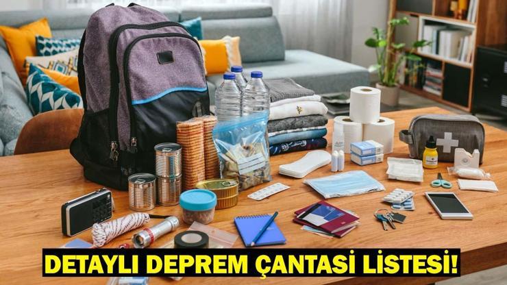 Deprem Çantası Nasıl Hazırlanır, İçinde Neler Olur? Detaylı Deprem Çantası Listesi!