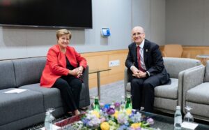 Şimşek, IMF Başkanı ile görüştü