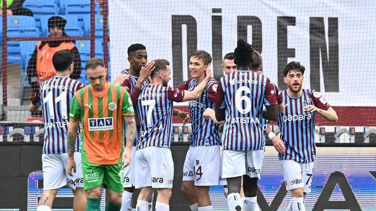 Trabzonspor 4-3 Alanyaspor | Trabzon’da gol düellosu