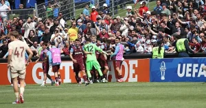 Trabzonspor tarih yazmak için sahada! İşte Trabzonspor U19-Barcelona maçının ilk 11’leri…