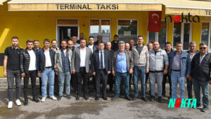 Başkan Aydın taksici esnafı ile kahvaltı yaptı