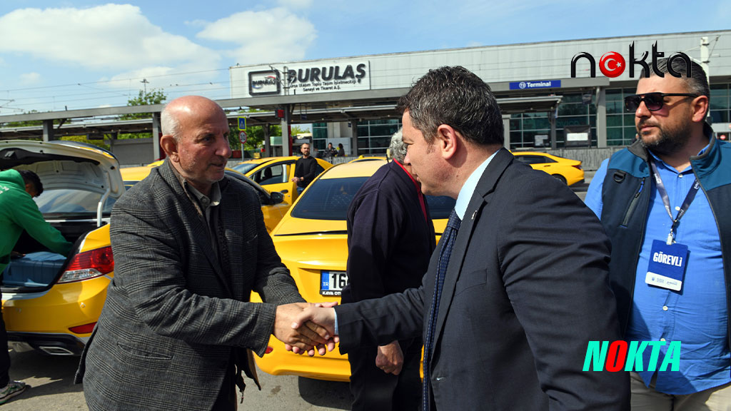 Başkan Aydın’dan taksici esnafına destek