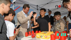 Çocuklar 23 Nisan coşkusunu Bursa Osmangazi’de yaşıyor