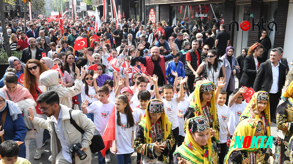 Osmangazi’de 23 Nisan coşkusu caddelere sığmadı