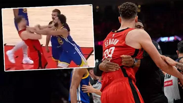 NBA’de saha karıştı: Alperen Şengün’e kafa!