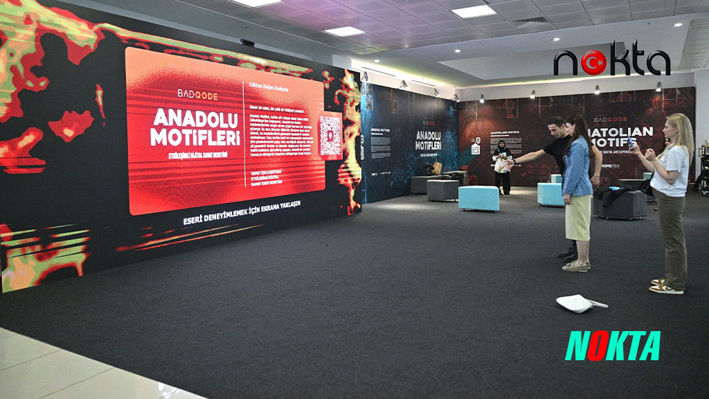 “Anadolu Motifleri” Dijital Sanat Sergisi HOMETEX’te Yoğun İlgi Gördü