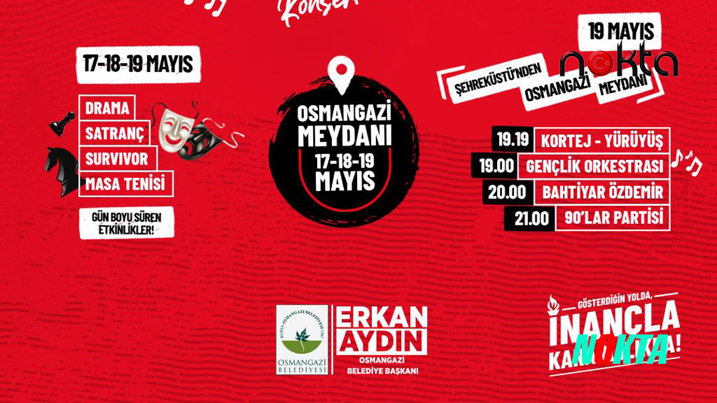 Bursa Osmangazi’den gençlere 19 Mayıs armağanı