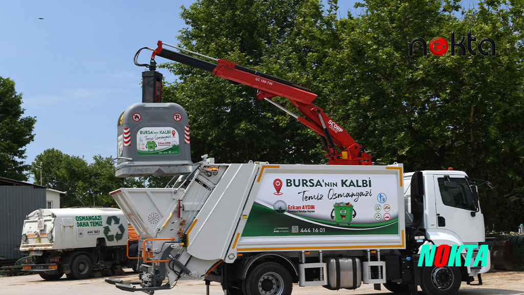 Bursa Osmangazi Belediyesi yerüstü çöp konteyner sistemine geçiyor