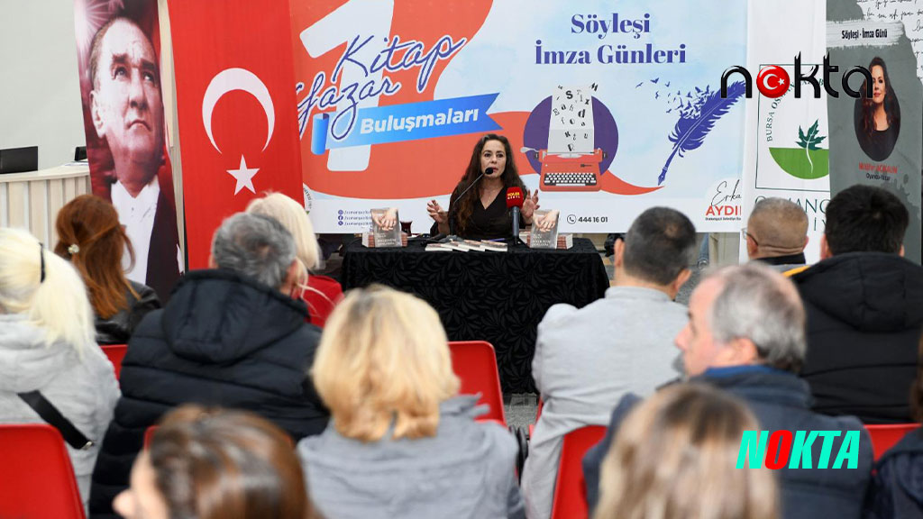 Bursa Osmangazili kitapseverler edebiyatın değerli kalemleri ile buluştu