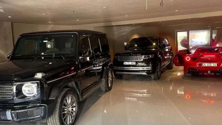 Garajdaki araçlar MHP milletvekili ve eşinin!