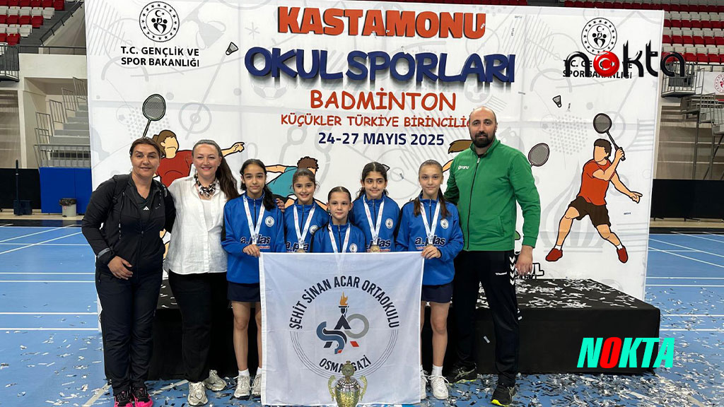 Osmangazili badmintonculardan namağlup şampiyonluk