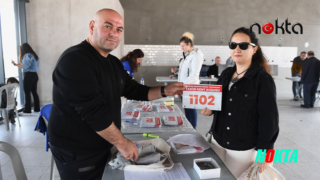 Tarihi koşuya katılacak sporseverler numaralarını aldı