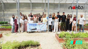 Avrupalı öğrenciler Bursa Osmangazi’de fide dikti