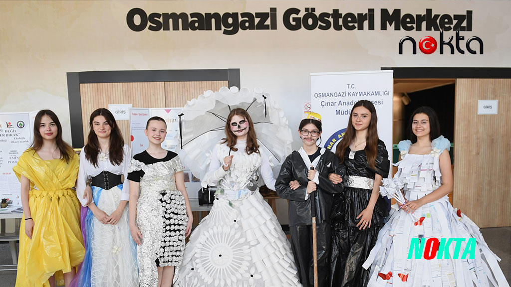 Bursa Osmangazi’de öğrenciler atık toplamak için yarıştı