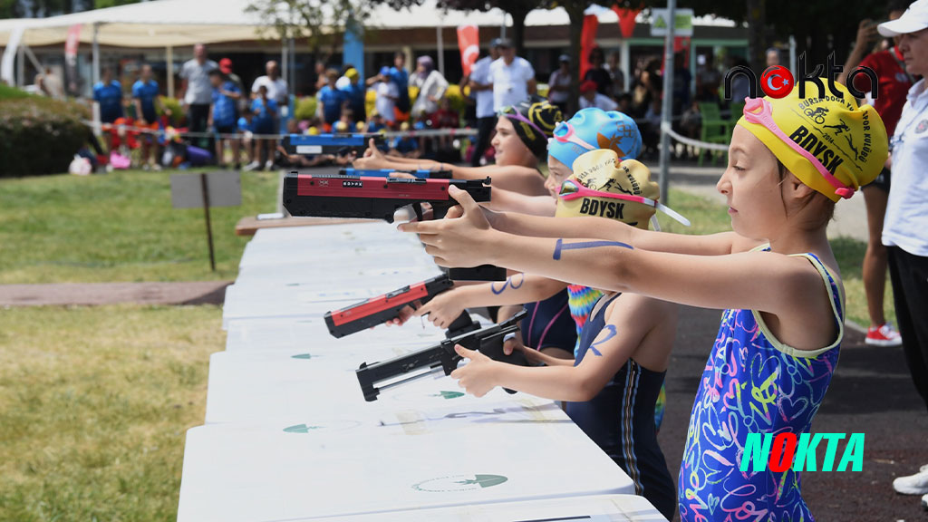 Bursa Osmangazi’de Triathle yarışları nefes kesti