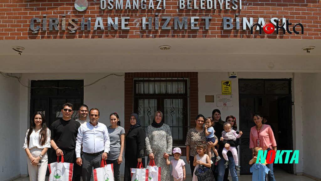 Bursa Osmangazili çocuklar bayram sevincini erken yaşadı