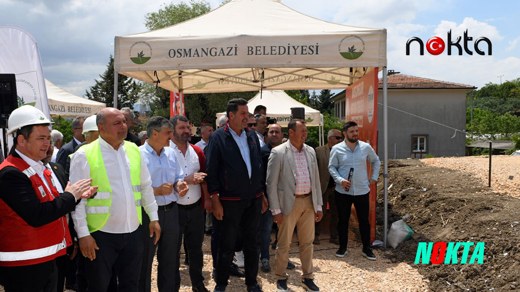 Bursa’da Aksungur Spor Tesisi için ilk harç döküldü