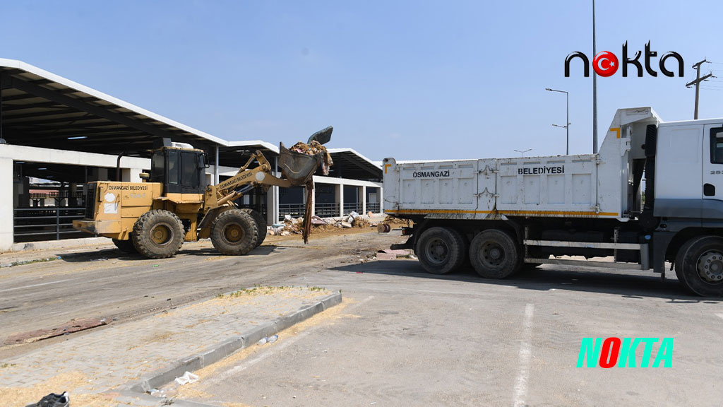 Kurban pazarları temizlenerek dezenfekte edildi