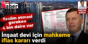 Teslim etmesi gereken binlerce dairesi olan Fi Yapı için iflas kararı çıktı