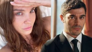 ‘Uzak Şehir’in ‘Pakize’si mayosuyla ağaca tırmanıp gönderme yaptı