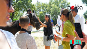 Bosnalı öğrenciler Bursa Osmangazi’de hayvan sevgisiyle buluştu