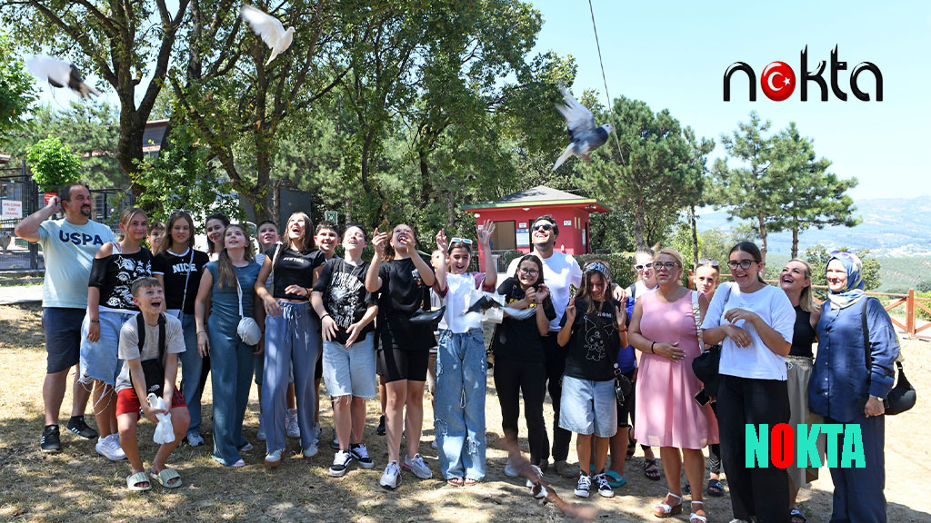 Bosnalı öğrenciler Osmangazi’de hayvan sevgisiyle buluştu