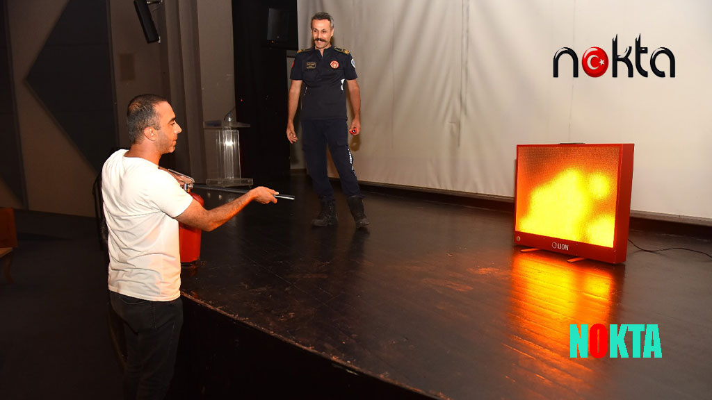 Bursa Yıldırım’da yangın eğitimi
