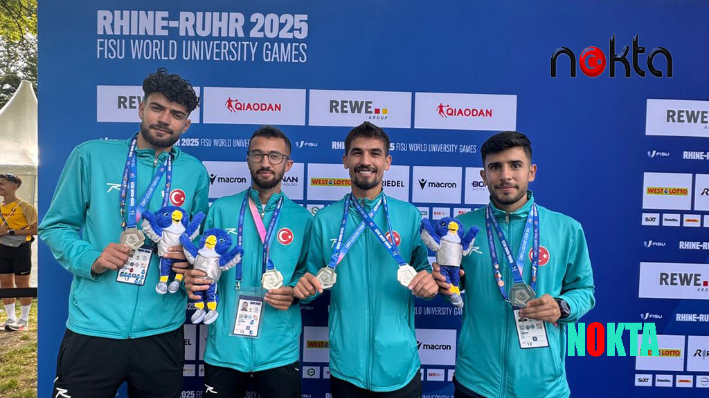 Osmangazili atletin milli forma ile madalya sevinci