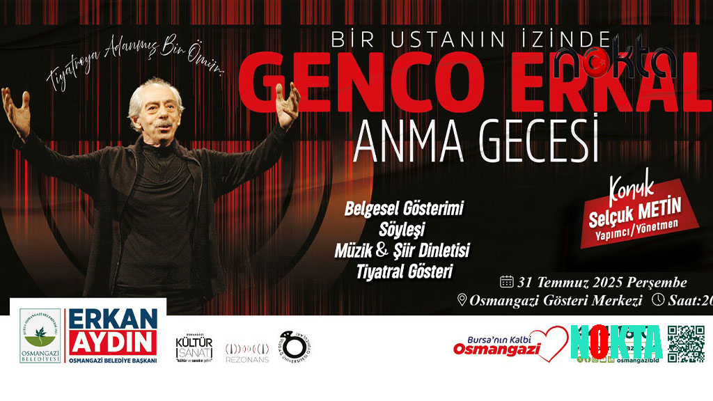 Usta sanatçı Genco Erkal Osmangazi’de anılacak
