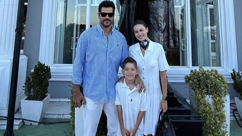 Fahriye Evcen ile Burak Özçivit’in mutlu günü… ‘Yolun hep açık olsun oğlum’